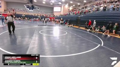 113 lbs Round 5 - Andrew Huerta, Conroe Woodlands College Park vs Jonah Arellano, Austin Lake Travis