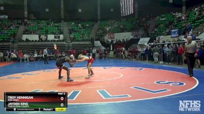 120 lbs 3rd Place Match - Troy Hennigan, Bob Jones vs Jayden King, Tuscaloosa County