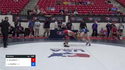 71 kg 5th Place - Christopher Crawford, KD Training Center vs Jake Stoffel, Askren Wrestling Academy