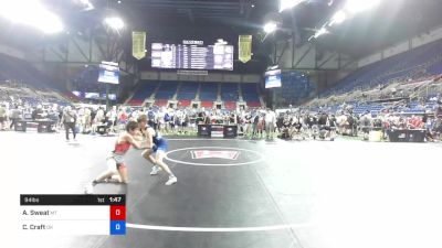 94 lbs Rnd Of 16 - Aiden Sweat, Montana vs Cason Craft, Oklahoma