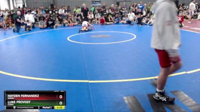 83 lbs Semifinal - Luke Provost, COWA vs Hayden Fernandez, NWWC