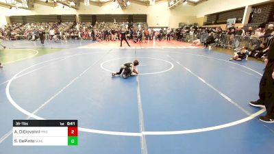 38-T lbs Rr Rnd 2 - Adrian DiGiovanni, Pride WC vs Santino DePinto, Seneca