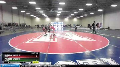 126 lbs Cons. Round 2 - Payzlee Wilkins, Weiser vs Shekina Happuc, Boise