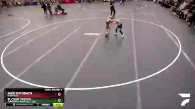 53-58 lbs Cons. Round 3 - Tucker Svedin, Zimmerman Wrestling Club vs Jack Fischbach, Minnesota