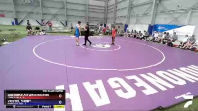 170 lbs Placement Matches (16 Team) - JaiChristian Washington, Team Texas A vs Vristol Short, Minnesota Red