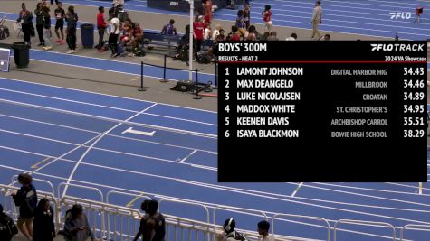 High School Boys' 300m, Finals 2