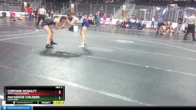 127 lbs 1st Place Match - Corynne McNulty, Team Massachussets vs Mackenzie Childers, Team Iowa