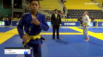 CADE HANDY vs MYLES JAVELOSA 2019 Pan Kids Jiu-Jitsu IBJJF Championship