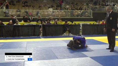 CAMRYN PAYTON ORANDAY vs ISABELLA EVELYN THOMPSON AGDEPPA 2024 Pan Jiu Jitsu IBJJF Championship