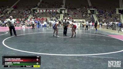 160 lbs Quarterfinal - Caleb Mullenix, American Christian Academy vs Gabriel Haynie, Montevallo