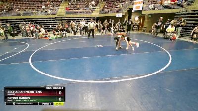 62 lbs Cons. Round 4 - Bronx Harris, Iron Co Wrestling Academy vs Zechariah Mehrtens, Ravage