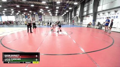 110 lbs Rd# 6- 9:00am Saturday Final Pool - Kayne Burkett, Mid-Atlantic AllStars vs Lucas Zuercher, PA Silver