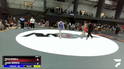 150 lbs Cons. Round 2 - Titus Rodela, OR vs Asher Bernick, AK