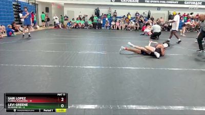 105 lbs Round 1 (6 Team) - Sair Lopez, Florida Punishers vs Levi Greene, Glasgow WA