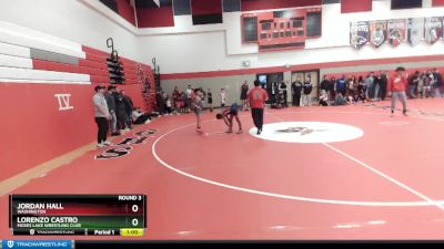 84 lbs Round 3 - Lorenzo Castro, Moses Lake Wrestling Club vs Jordan Hall, Washington