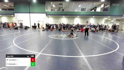 55 lbs Semifinal - Mazin Hmidan, OH vs Presley Salcedo, CA