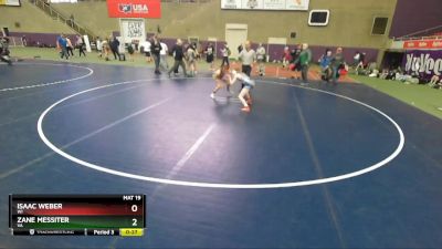 92 lbs Cons. Round 5 - Braeden Hamill, WI vs Calan Manley, MO