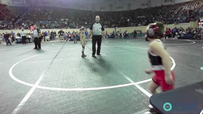 55 lbs Consi Of 8 #1 - Clay Blankenship, Mustang Bronco Wrestling Club vs Gavin Sparks, Salina Wrestling Club