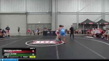 170 lbs Quarterfinals (8 Team) - Brayden Gautreau, Michigan Blue vs Josiah Oliver, Missouri