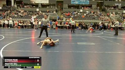 60 lbs Quarterfinal - Kymani Peak, Ready RP Nationals vs Maxton Gill, Beatrice Wrestling Club