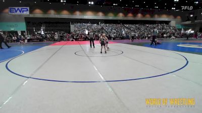 60 lbs Round Of 16 - Nehemiah Davis, Coalinga Roughnecks vs Landon Stanley, Cottage Grove Mat Club