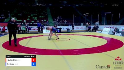 70kg 3rd Place Match - Casey Harkley, Guelph WC vs Nikola Coles, WAMMA WC