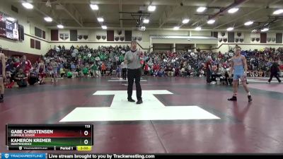 113 lbs Round 1 - Kameron Kremer, Independence vs Gabe Christensen, Dubuque Senior