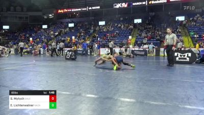 65 lbs Semifinal - Steve Mytych, Saucon Valley vs Evan Lichtenwalner, Nazareth