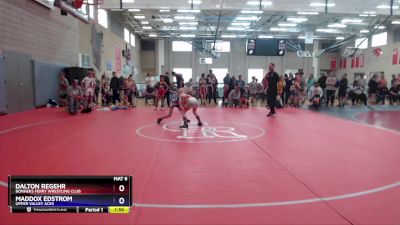 78 lbs Semifinal - Dalton Regehr, Bonners Ferry Wrestling Club vs Maddox Edstrom, Upper Valley Aces