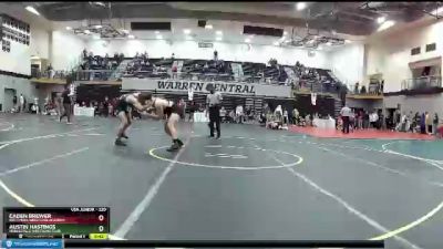 220 lbs 3rd Place Match - Austin Hastings, Noblesville Wrestling Club vs Caden Brewer, Red Cobra Wrestling Academy