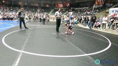 66 lbs Final - Kaisen Kelley, Pryor Tigers vs Henry Hibdon, Barnsdall Youth Wrestling