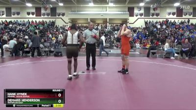 190 lbs Round 1 - Demaris Henderson, Waterloo East vs Hank Hynek, Prairie, Cedar Rapids