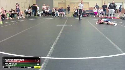 76 lbs Round 3 (8 Team) - Nolan Liles, Team Minion vs Maximus Chambers, Elevate Wrestling