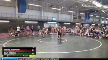 62 lbs Placement (4 Team) - Abigail Peterson, Black Mambas vs Ella Robbins, Big Money Movin