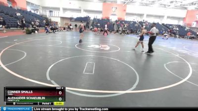 125 lbs Champ. Round 2 - Conner Smalls, Thiel vs Alexander Schaeublin, Trinity (CT)