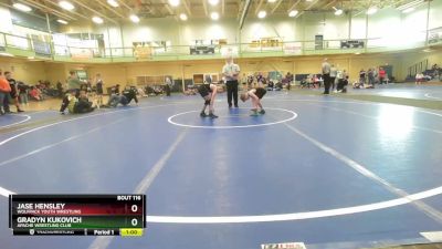 70-75 lbs Cons. Round 3 - Jase Hensley, Wolfpack Youth Wrestling vs Gradyn Kukovich, Apache Wrestling Club