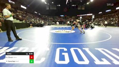 140 lbs Consi Of 8 #2 - Aila Duus, Fremont (CC) vs Yanni Sanchez, Santa Ana