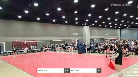 Team one vs MVC 18 1 - 2022 JVA World Challenge presented by Nike - Expo Only