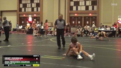 107 lbs Semis & 1st Wrestleback (8 Team) - KEVIN SICKLER, Elite Wrestling Black vs Landon Meyer, Shore Thing