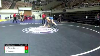 182 lbs 1st Place Match - Isaac Fernandez, Central High School Wrestling vs Drake Thomas, California
