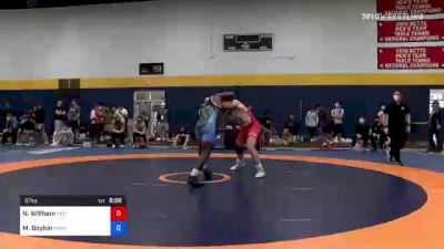 97 kg Consi Of 8 #2 - Nicholas Willham, Indiana RTC vs Michael Boykin, Pennsylvania