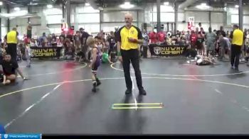 49 lbs Semis & 1st Wrestleback (8 Team) - Wiley Derby, Untouchables White vs John Petrovic, No Escape Wrestling Academy