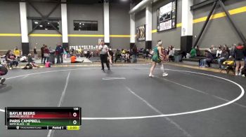136 lbs Semis (4 Team) - Baylie Beers, Braided Brutes vs Paris Campbell, SOTM Black