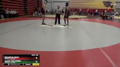 285 lbs Cons. Round 3 - Brandon Bray, Cornell College vs Quinn Wilcoxen, Cornell College