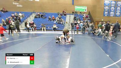 52-55 lbs Round 2 - Knox Woodward, Wasatch Wrestling Club vs Mason Hanna, Westlake