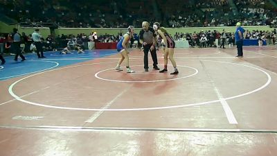 118 lbs Quarterfinal - Tatum Noel, Yukon Jr. High Girls vs Larra Mullin, Bixby