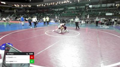 106 lbs 3rd Place - Jake Conti, Edge Wrestling (Hoboken) vs Angel Lopez, Roselle Park