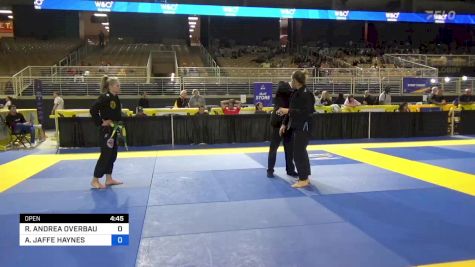 RACHEL ANDREA OVERBAUGH vs ALLISON JAFFE HAYNES 2024 Pan Jiu Jitsu IBJJF Championship