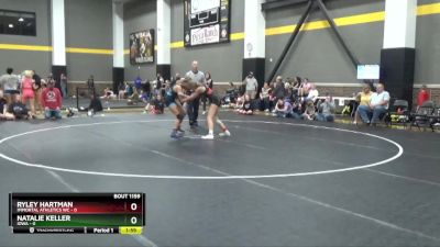 118 lbs Cons. Semi - Ryley Hartman, Immortal Athletics WC vs Natalie Keller, Iowa