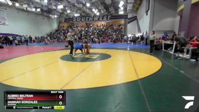 130 Girls Semifinal - Hannah Gonzales, Ramona vs Aubrei Beltran, Central Union